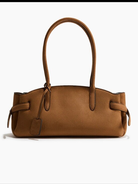 H&M Handbags - H&M Tan Shoulder Bag with Double Handles